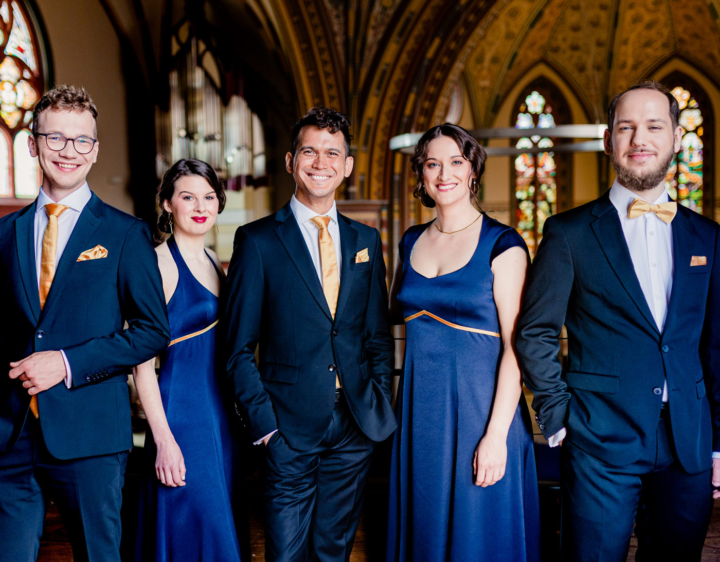 Konzertkleidung, Calmus Ensemble, Accessoires, Marillon Couture