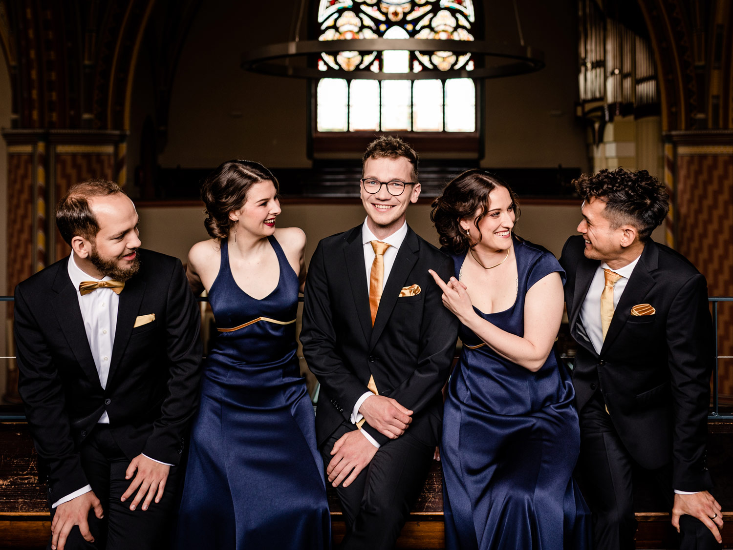 Konzertkleidung, Calmus Ensemble, Accessoires, Marillon Couture
