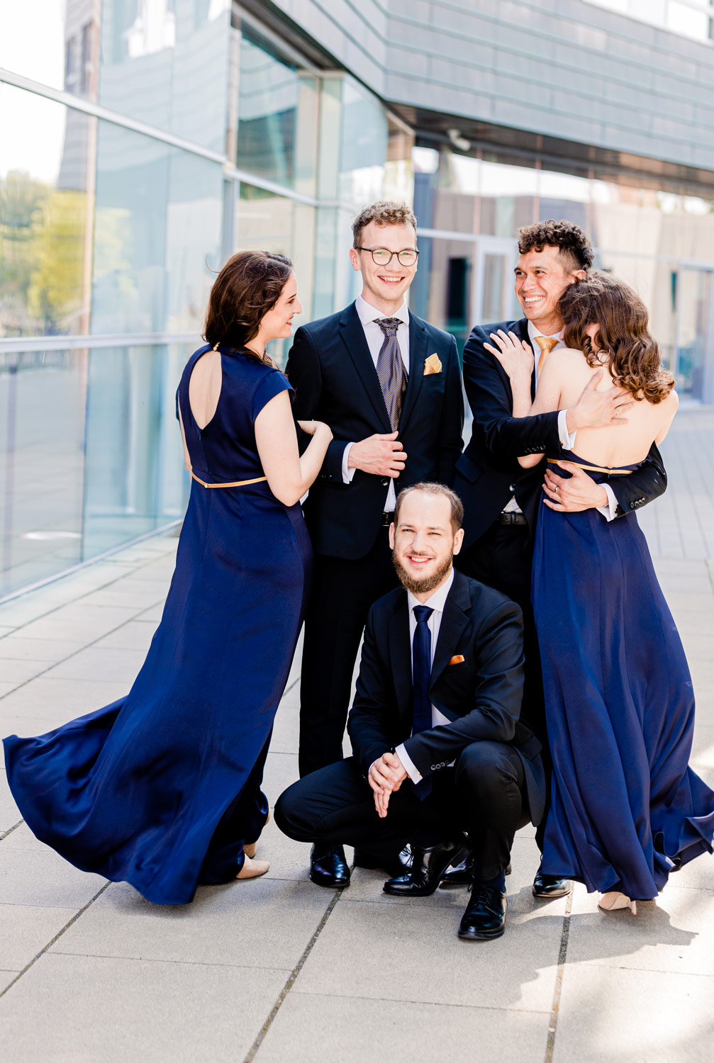 Konzertkleidung, Calmus Ensemble, Accessoires, Marillon Couture