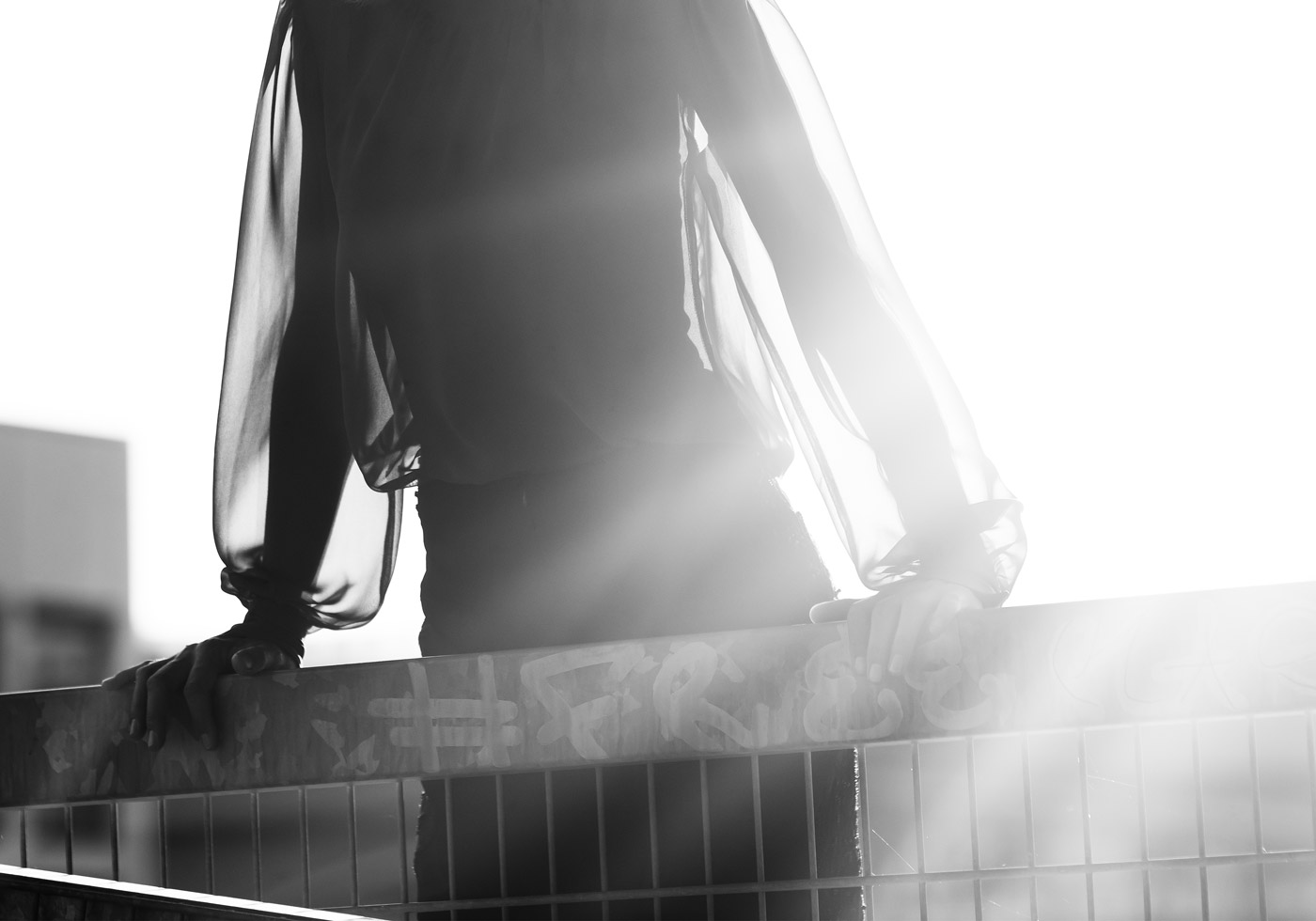 Konzertbluse mit Hose für eine Oboistin